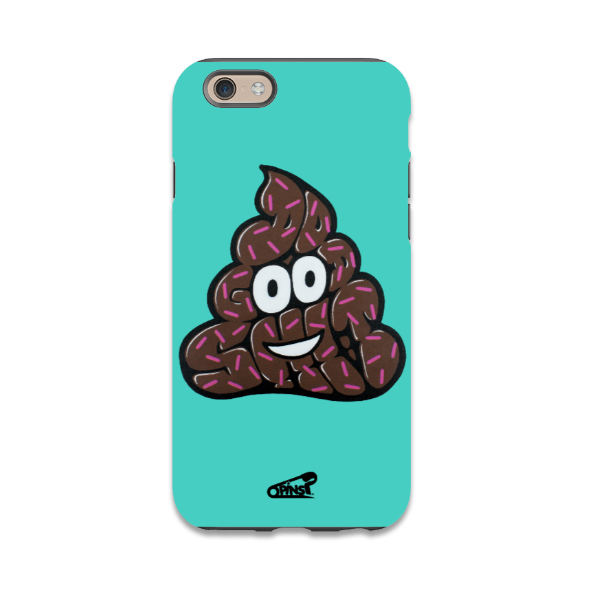 Poo shit good emoji pins phone case