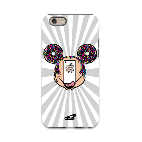 mickey mouse donuts phone case