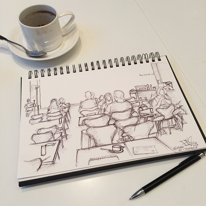 MOMA NEW YORK SKETCH